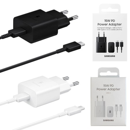 KIT CARICABATTERIE ORIGINALE SAMSUNG NUOVO 15W