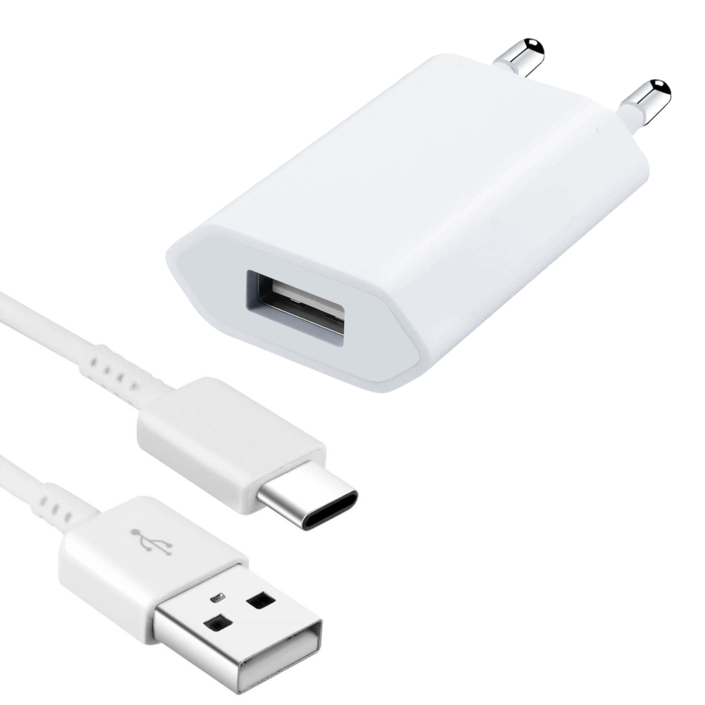 KIT CARICABATTERIE USB-A TO USB-C NUOVO